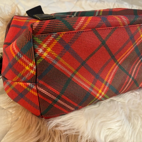 DOONEY AND BURKE RED PLAID BAG. - Picture 9 of 13